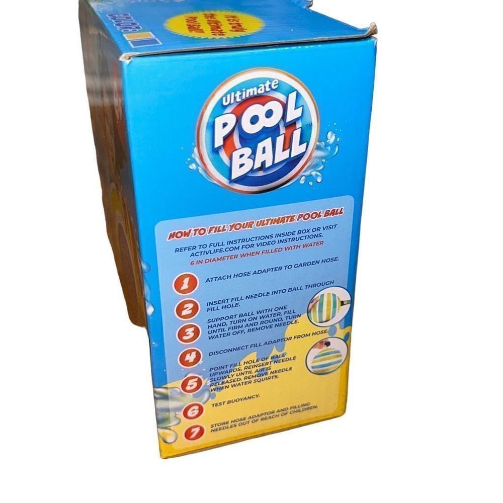 Ultimate pool ball: you fill this ball with water as seen on ABC, NBC & Fox gift - Picture 4 of 6